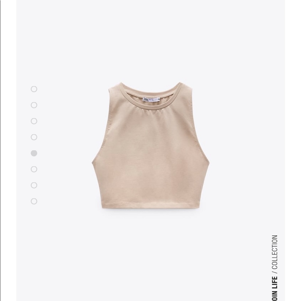NWT Zara crop halter top